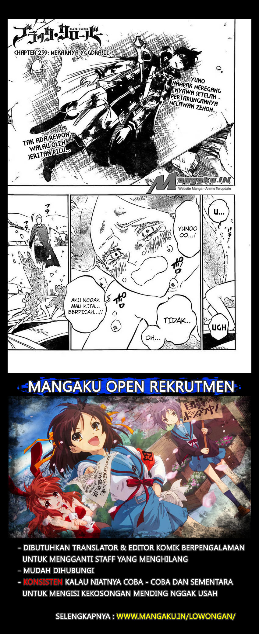 Read Black Clover Bahasa Indonesia ID Manga Online