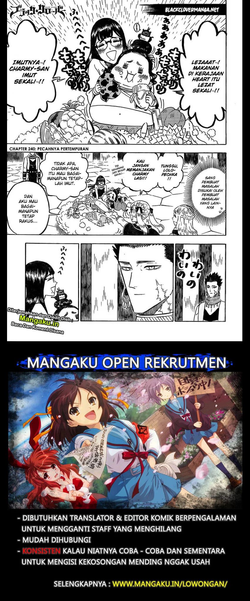 Read Black Clover Bahasa Indonesia ID Manga Online