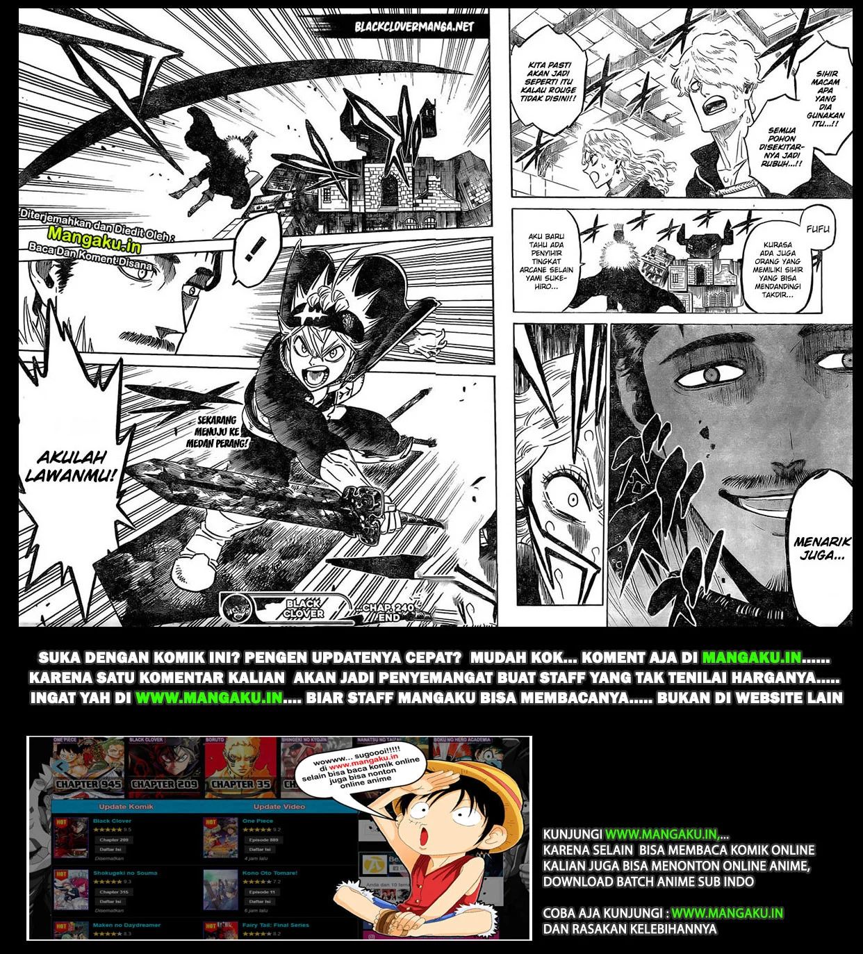 Read Black Clover Bahasa Indonesia ID Manga Online