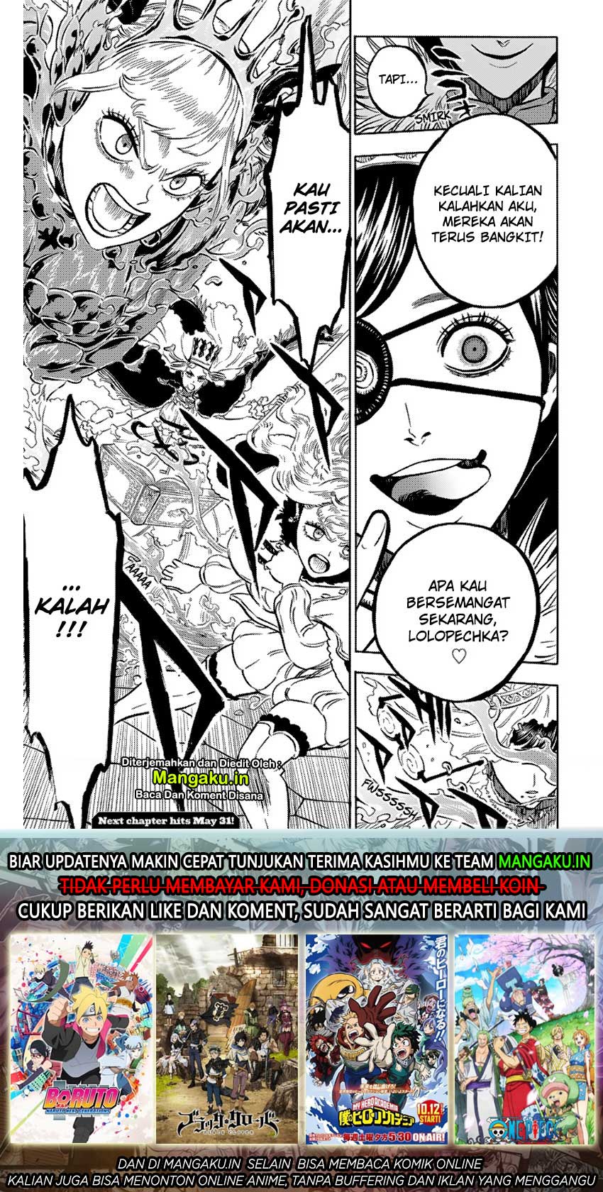 Read Black Clover Bahasa Indonesia ID Manga Online