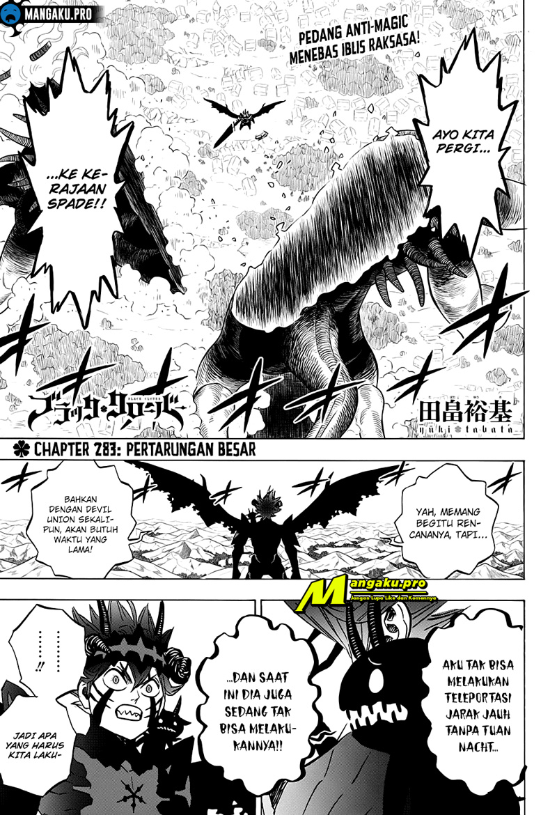 Read Black Clover Bahasa Indonesia ID Manga Online