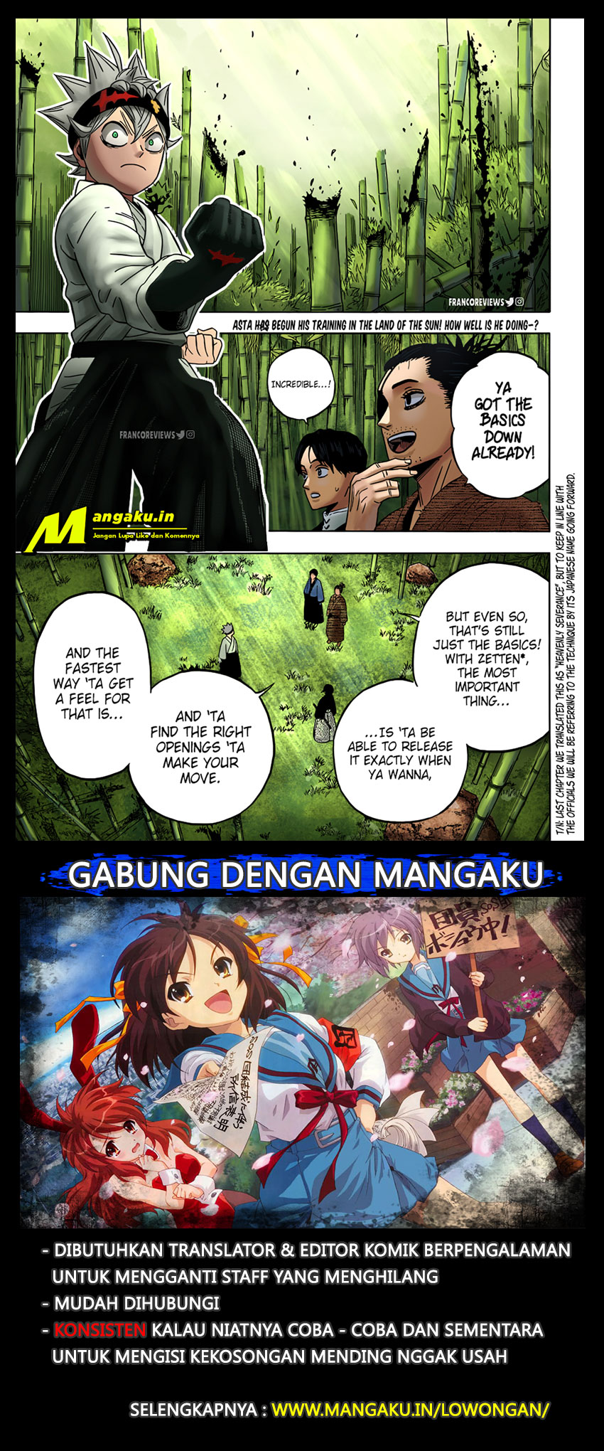 Read Black Clover Bahasa Indonesia ID Manga Online