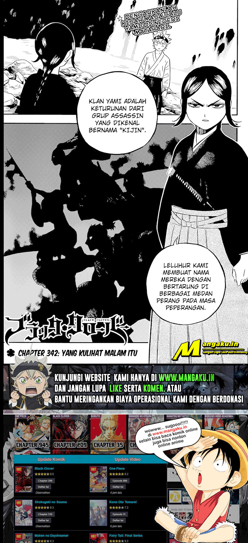 Read Black Clover Bahasa Indonesia ID Manga Online