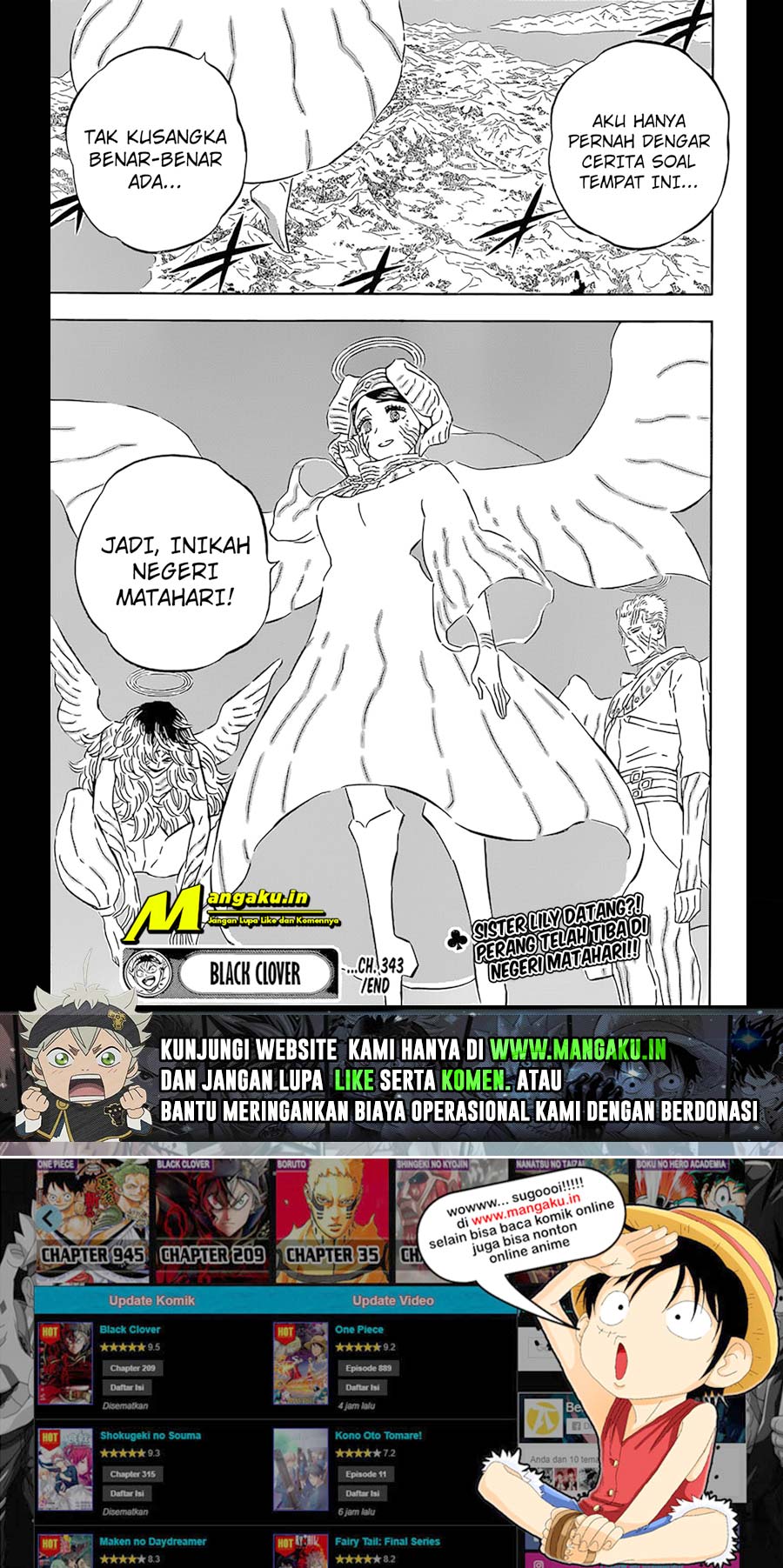Read Black Clover Bahasa Indonesia ID Manga Online