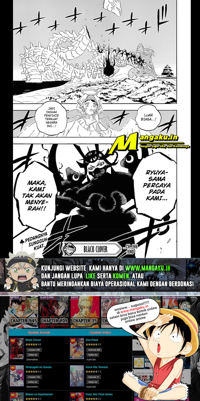Read Black Clover Bahasa Indonesia ID Manga Online