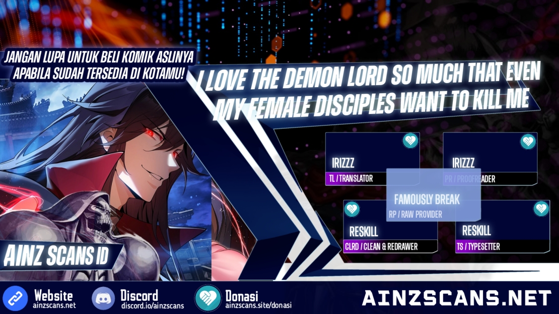 Read I Love the Demon Lord So Much That Even My Female Disciples Want to Kill Me ID Manga Online
