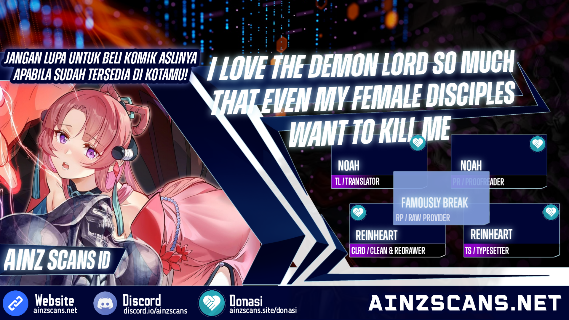 Read I Love the Demon Lord So Much That Even My Female Disciples Want to Kill Me ID Manga Online
