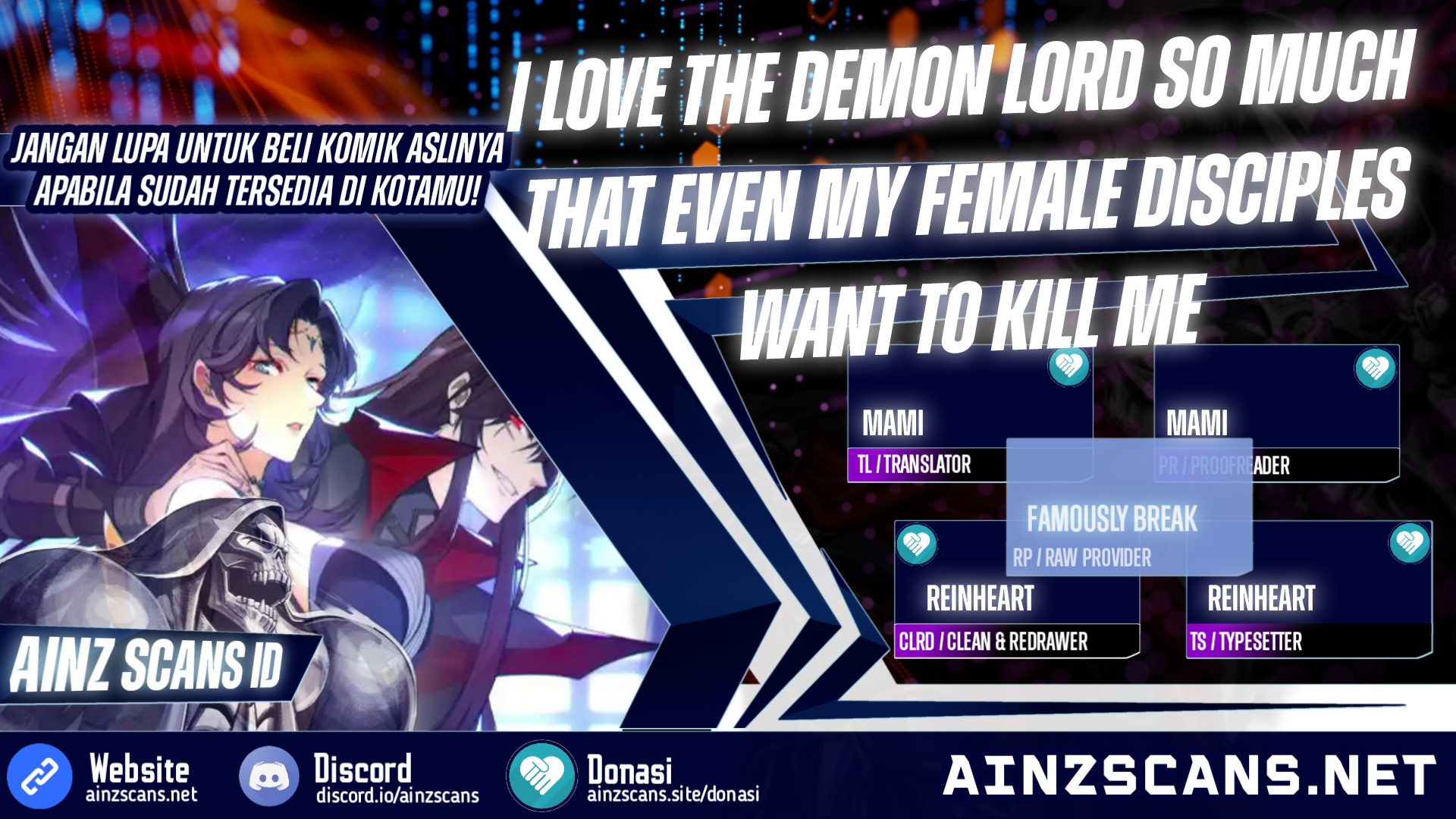 Read I Love the Demon Lord So Much That Even My Female Disciples Want to Kill Me ID Manga Online