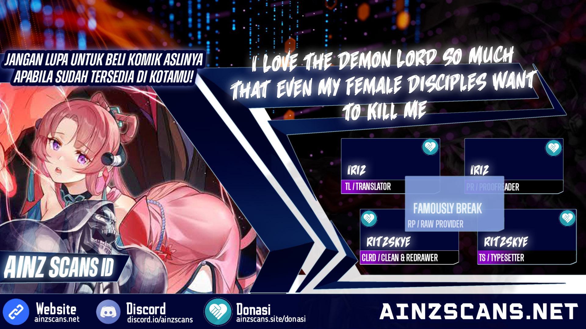 Read I Love the Demon Lord So Much That Even My Female Disciples Want to Kill Me ID Manga Online