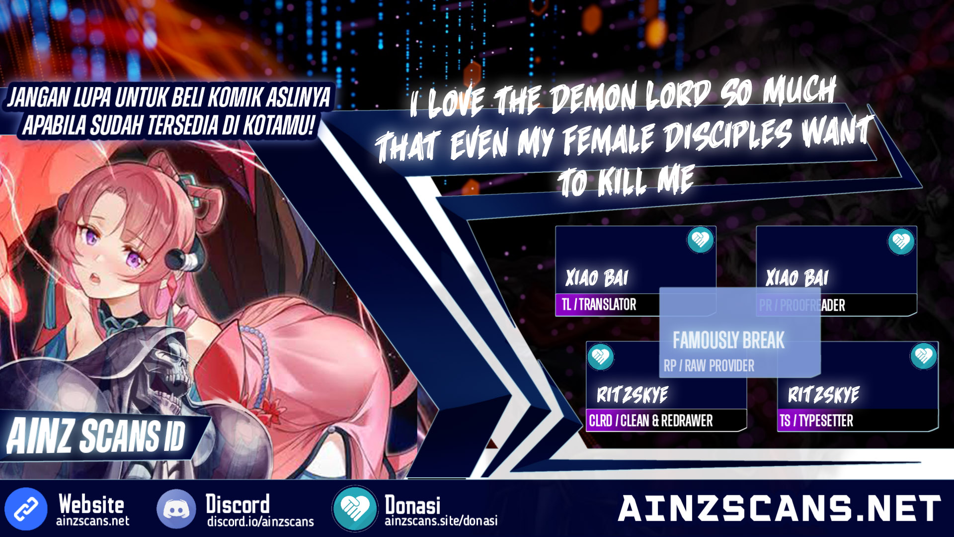 Read I Love the Demon Lord So Much That Even My Female Disciples Want to Kill Me ID Manga Online