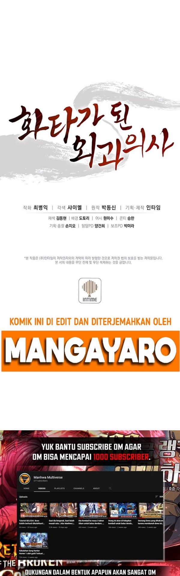 Read I Reincarnated as a Legendary Surgeon Bahasa Indonesia ID Manga Online