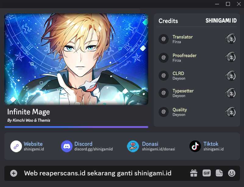 Read Infinite Mage ID Manga Online