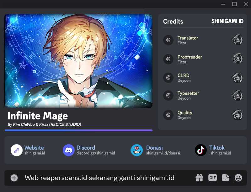 Read Infinite Mage ID Manga Online