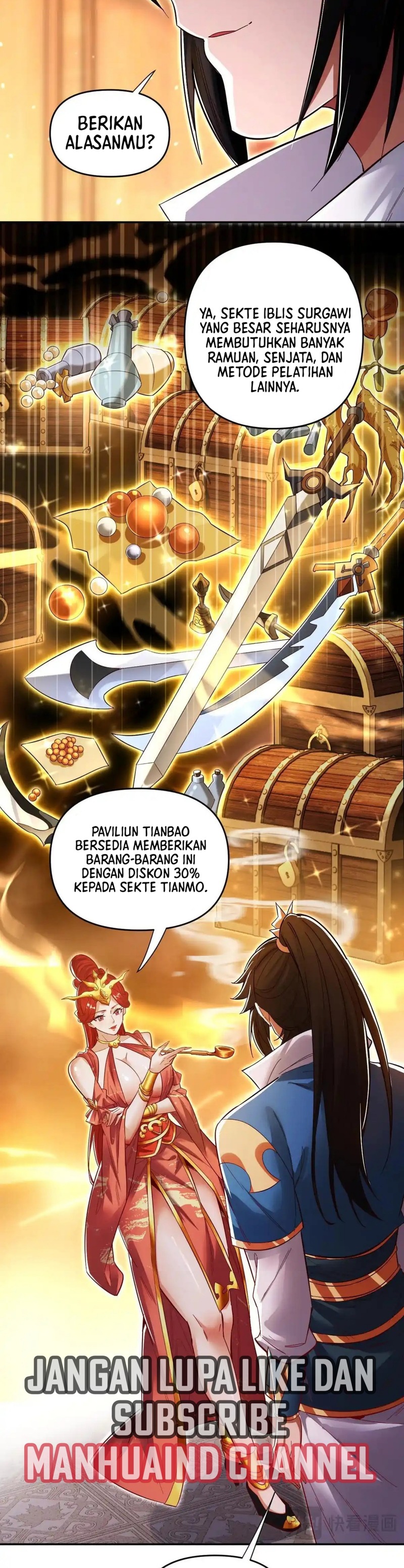 Read Invincible After Shocking My Empress Wife ID Manga Online