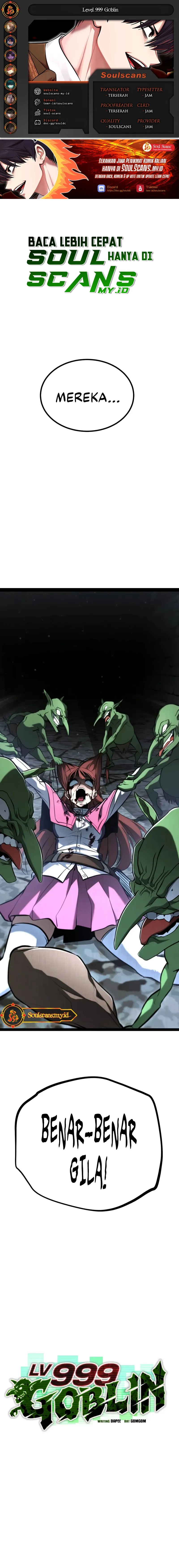 Read Level 999 Goblin Bahasa Indonesia ID Manga Online