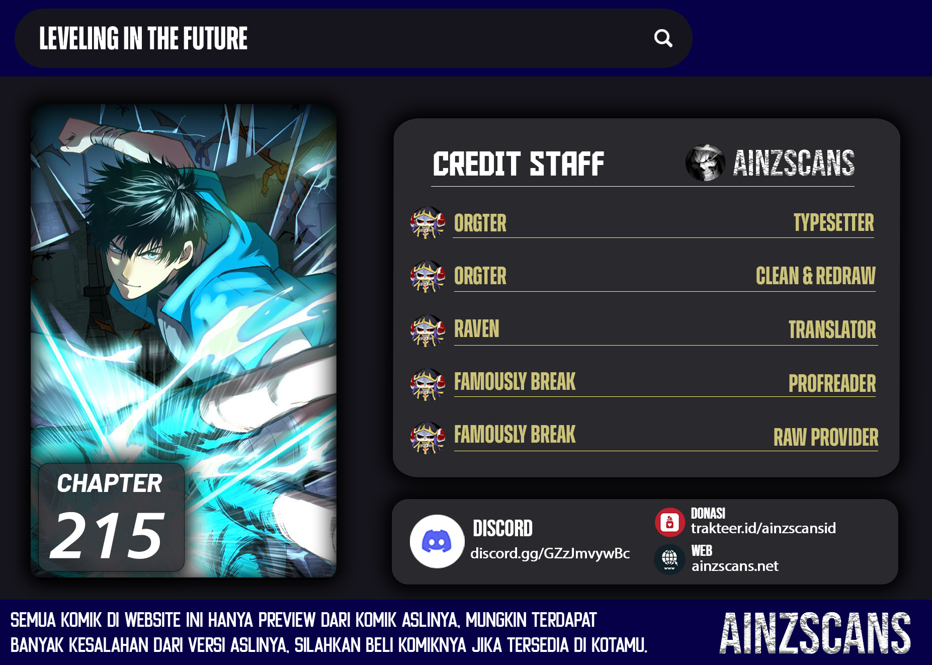 Read Leveling In The Future ID Manga Online