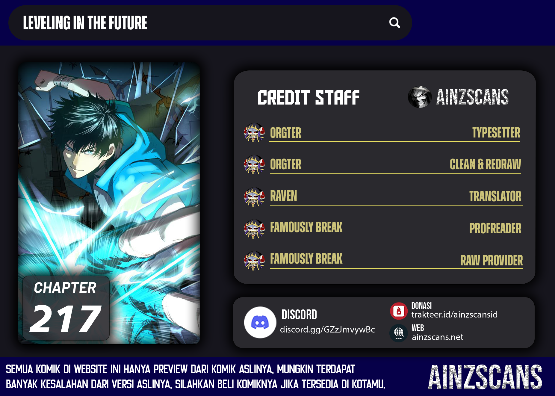 Read Leveling In The Future ID Manga Online