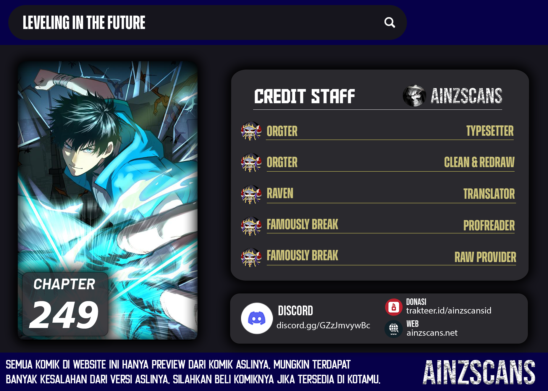 Read Leveling In The Future ID Manga Online