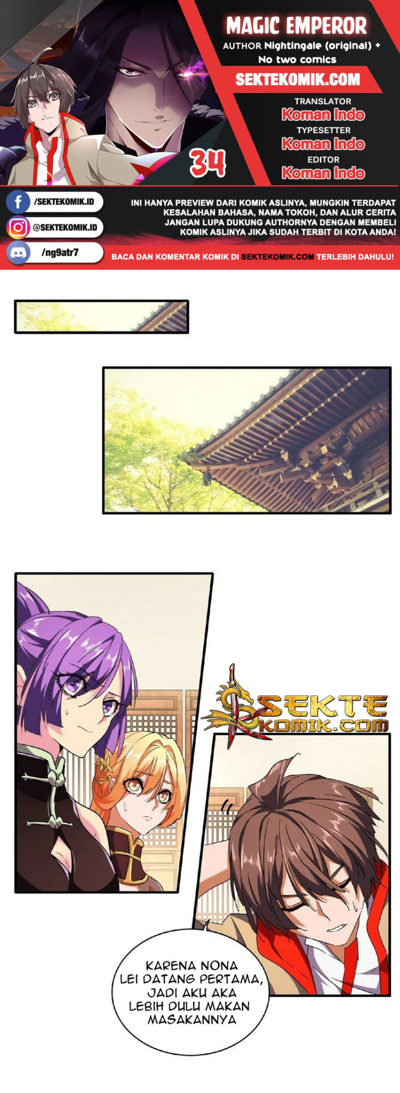 Read Magic Emperor Bahasa Indonesia ID Manga Online