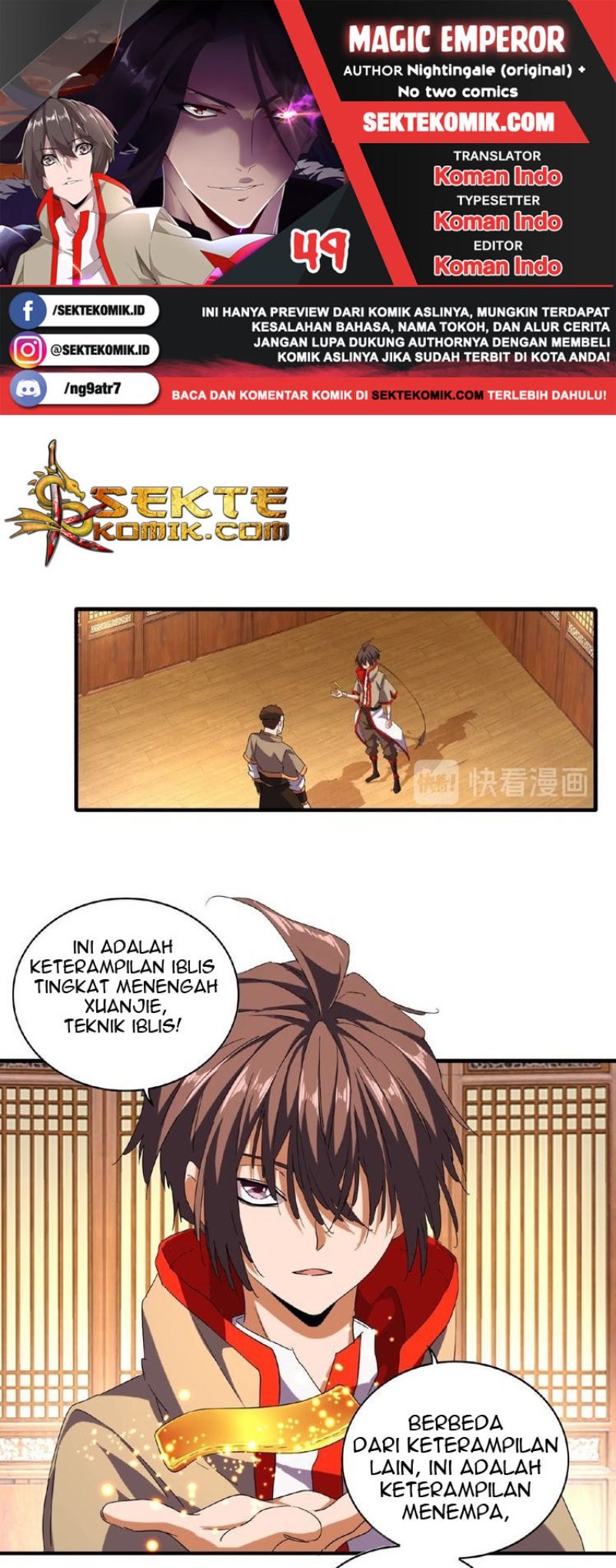 Read Magic Emperor Bahasa Indonesia ID Manga Online