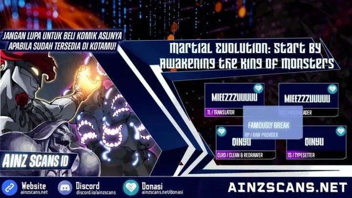 Read Martial Evolution Start by Awakening the King of Monsters ID Manga Online
