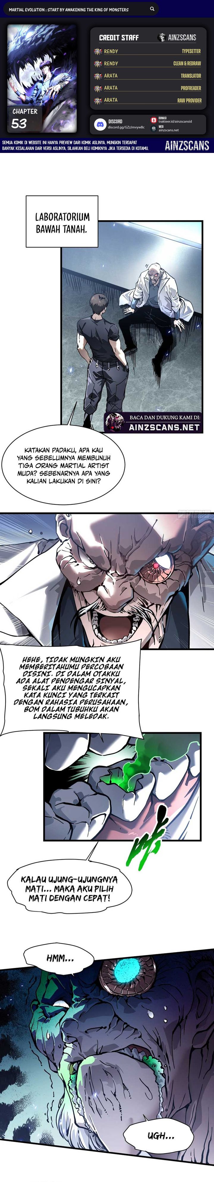 Read Martial Evolution Start by Awakening the King of Monsters ID Manga Online