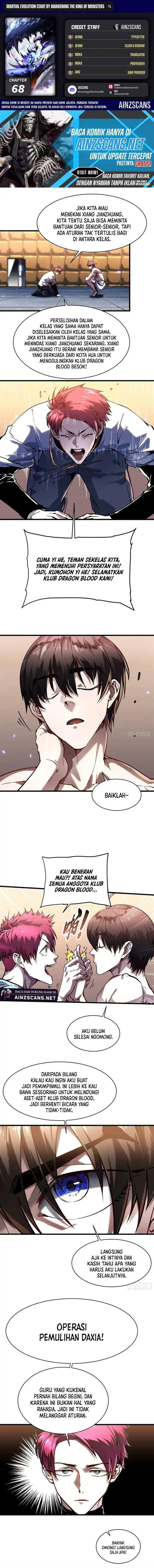 Read Martial Evolution Start by Awakening the King of Monsters ID Manga Online