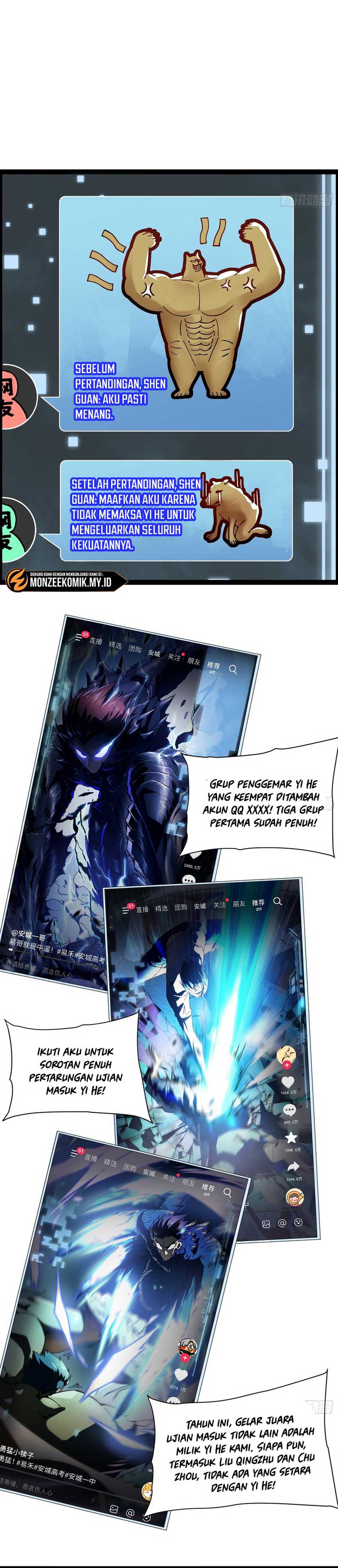 Read Martial Evolution Start by Awakening the King of Monsters ID Manga Online