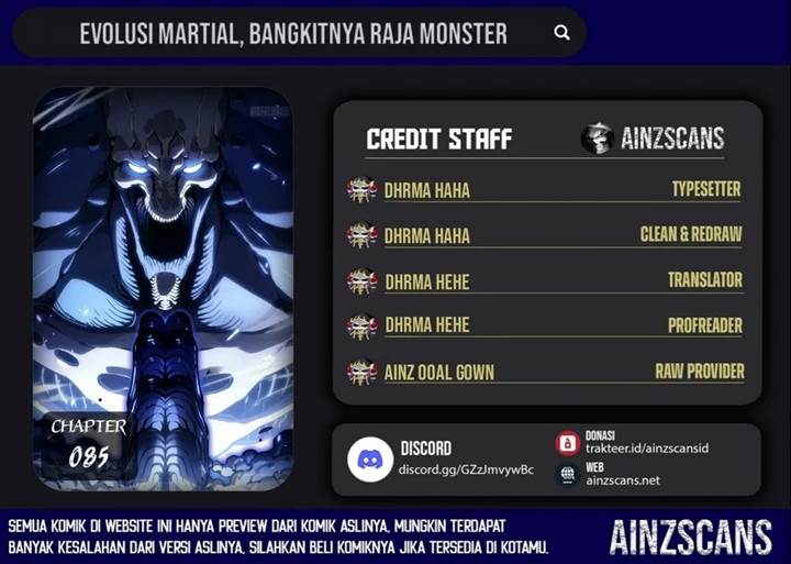Read Martial Evolution Start by Awakening the King of Monsters ID Manga Online