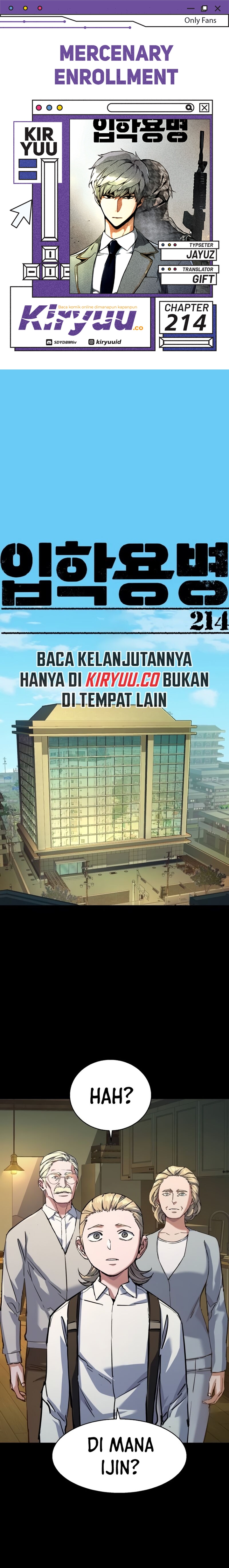Read Mercenary Enrollment ID Manga Online