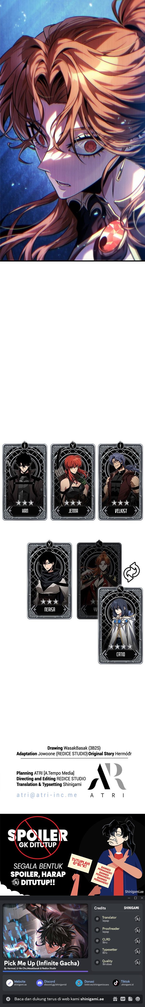Read Pick Me Up Infinite Gacha Bahasa Indonesia ID Manga Online