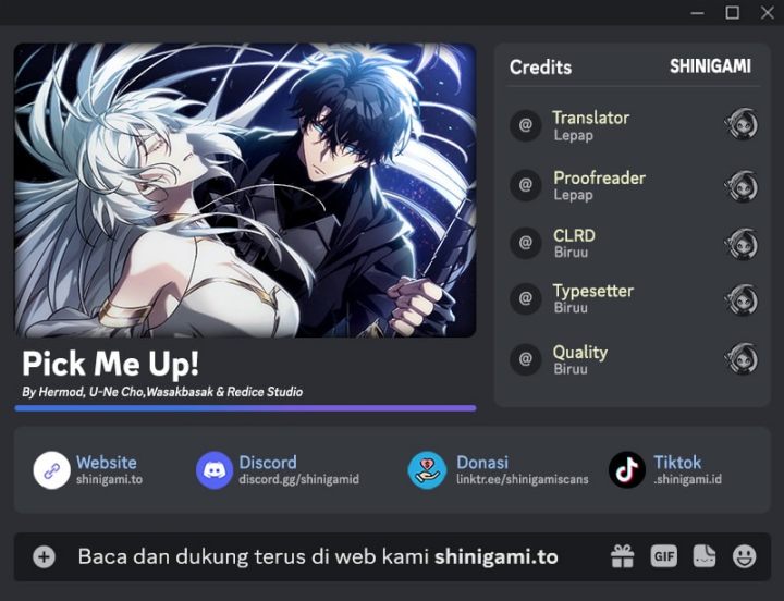 Read Pick Me Up Infinite Gacha Bahasa Indonesia ID Manga Online