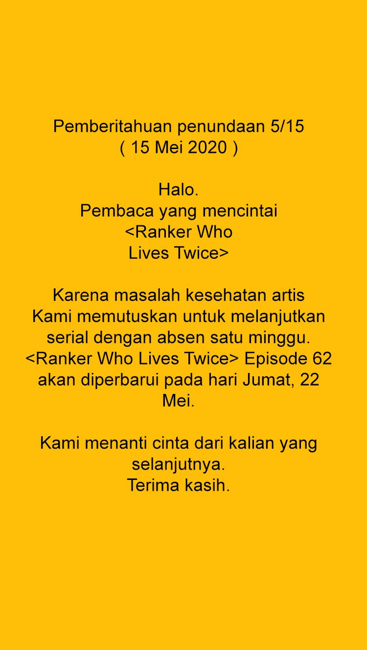 Read Ranker Who Lives a Second Time ID Manga Online