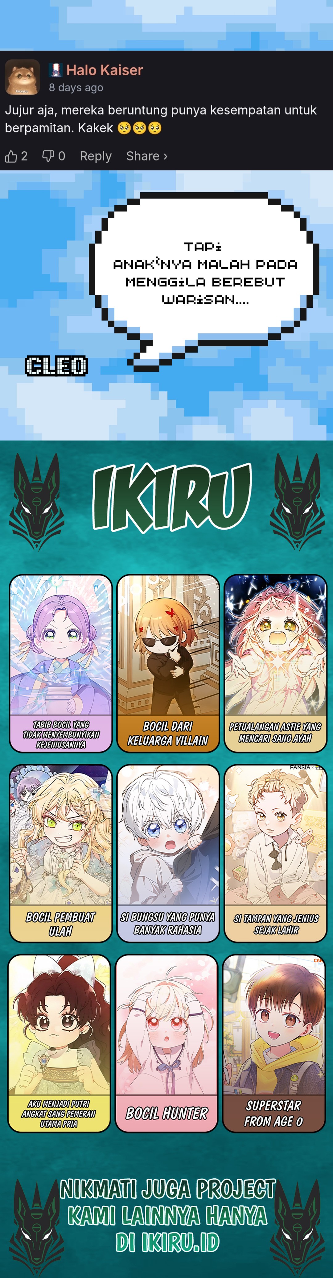 Read Reborn Rich ID Manga Online