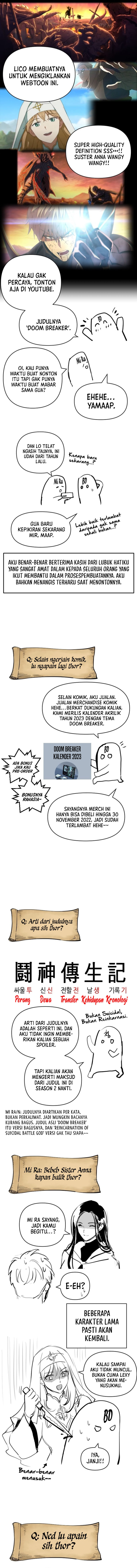 Read Reincarnation of the Suicidal Battle God Doom Breaker ID Manga Online