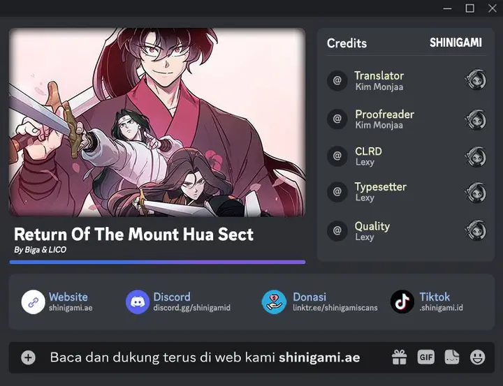 Read Return of the Blossoming Blade ID Manga Online