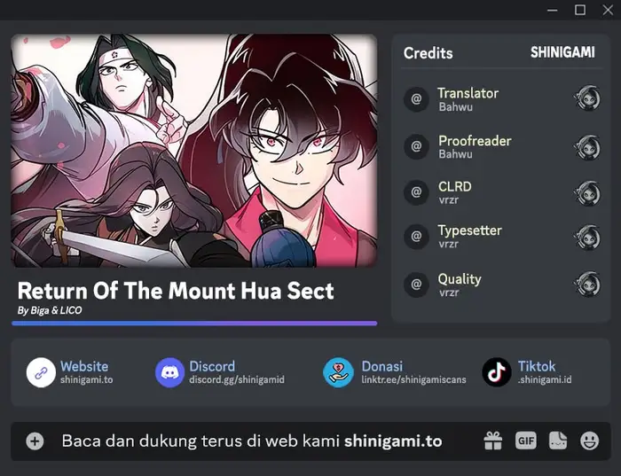 Read Return of the Blossoming Blade ID Manga Online