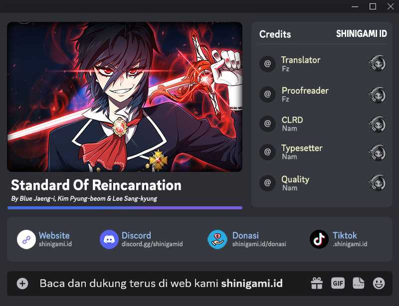 Read Standard of Reincarnation ID Manga Online