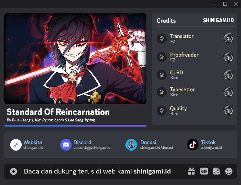 Read Standard of Reincarnation ID Manga Online