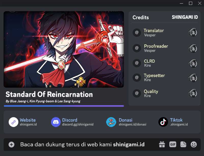 Read Standard of Reincarnation ID Manga Online