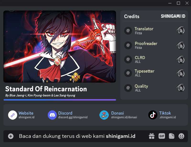 Read Standard of Reincarnation ID Manga Online