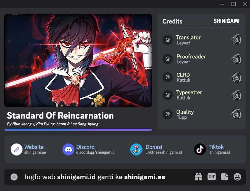 Read Standard of Reincarnation ID Manga Online