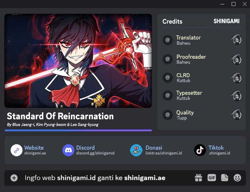 Read Standard of Reincarnation ID Manga Online