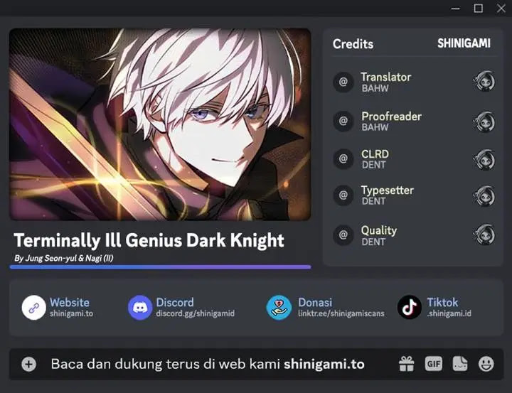 Read Terminally Ill Genius Dark Knight Bahasa Indonesia ID Manga Online