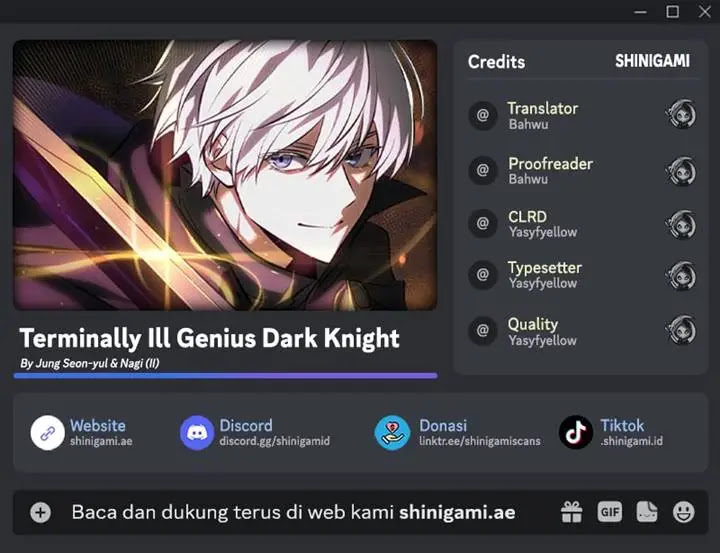 Read Terminally Ill Genius Dark Knight Bahasa Indonesia ID Manga Online