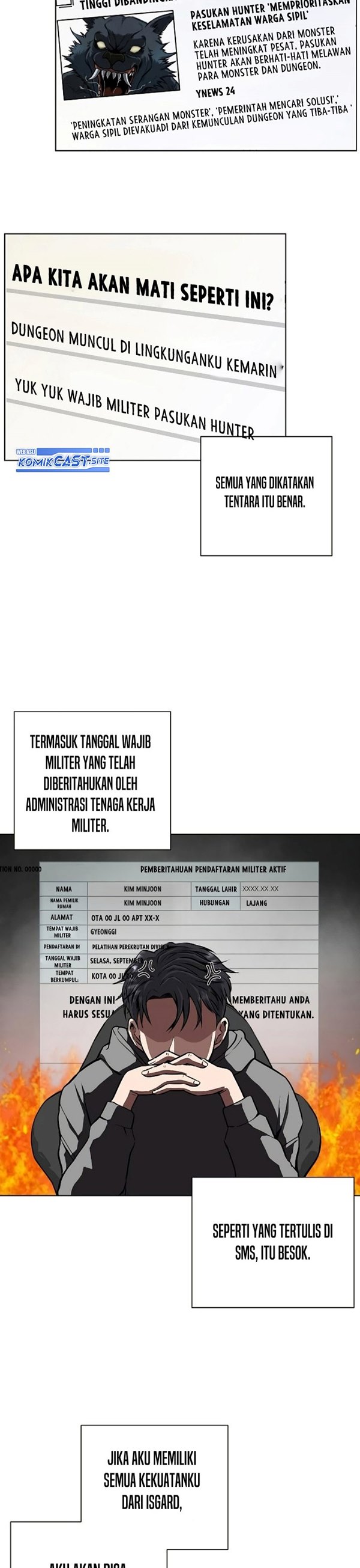 Read The Dark Mage’s Return to Enlistment Bahasa Indonesia ID Manga Online