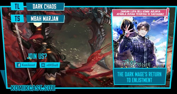 Read The Dark Mage’s Return to Enlistment Bahasa Indonesia ID Manga Online