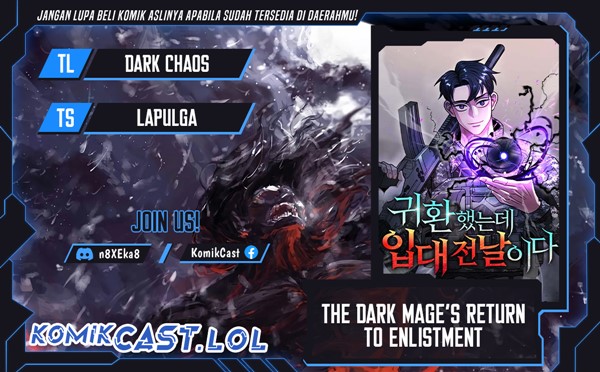 Read The Dark Mage’s Return to Enlistment Bahasa Indonesia ID Manga Online
