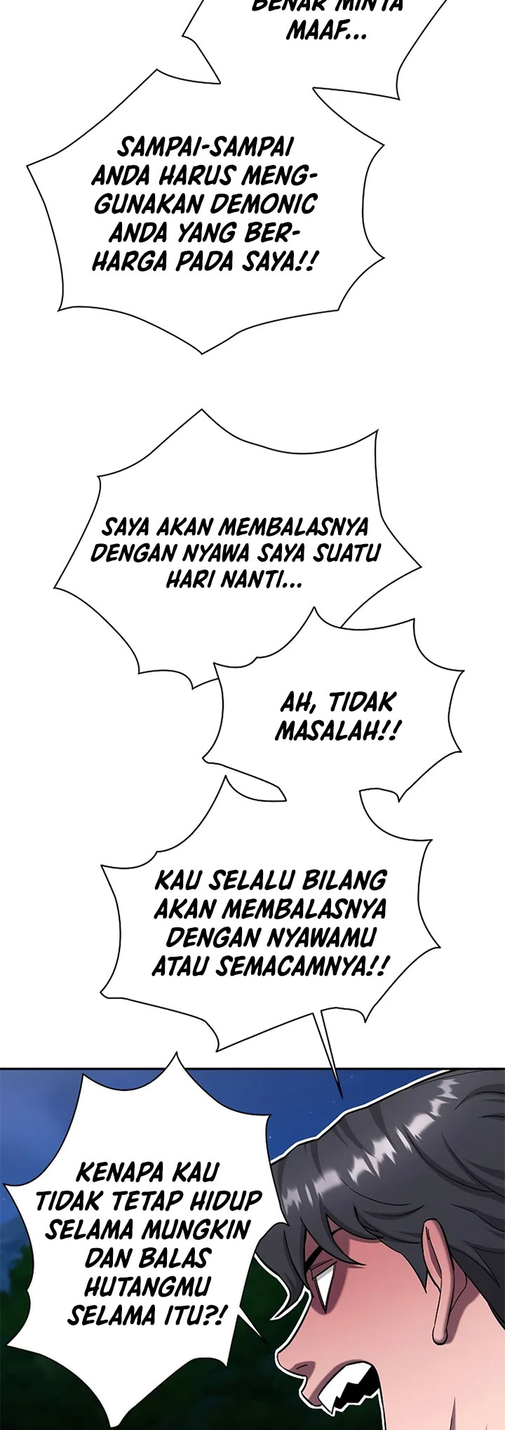 Read The Dark Mage’s Return to Enlistment Bahasa Indonesia ID Manga Online