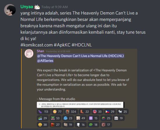 Read The Heavenly Demon Can’t Live a Normal Life ID Manga Online
